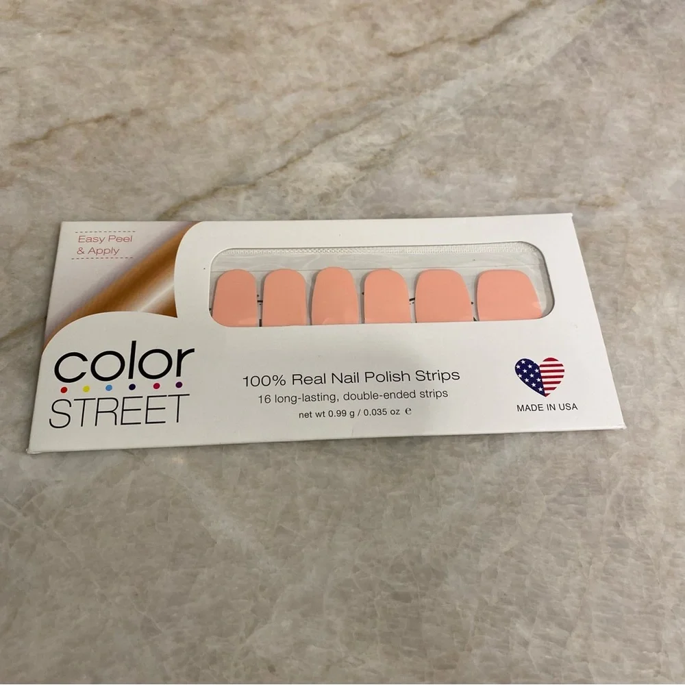 💅🏻HP💅🏻Color Street💅🏻Charleston Blush Polish Strips - Picture 3 of 4